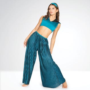 1st Position Hooded Crop Top and Matching Pleated Trousers